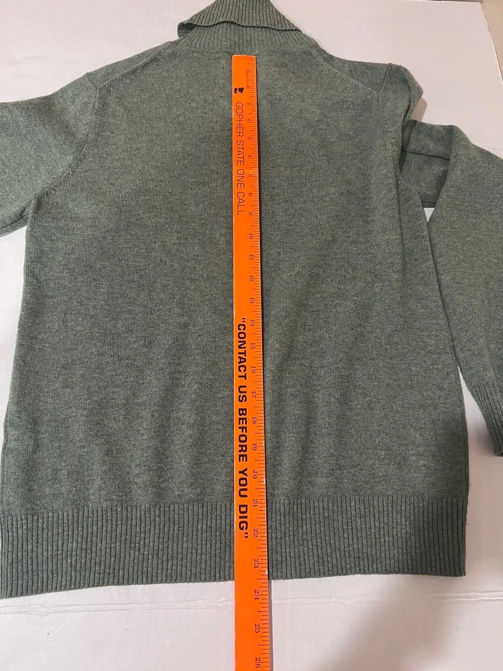 Patrick Michael Womens Sage Green 100% Cashmere Turtleneck Sweater Knit Luxury L